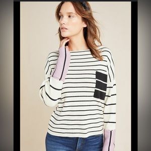 Anthropology Stripped Sweater